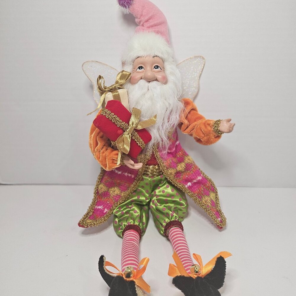 Vintage Christmas Eve Fairy Mark Roberts Style Poseable Christmas Decor Doll
